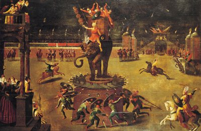 The Elephant Carousel by Antoine Caron